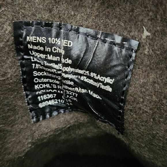 Apt 9 Mens Ankle Casual Boot Black Size 10.5 medium - Picture 9 of 10